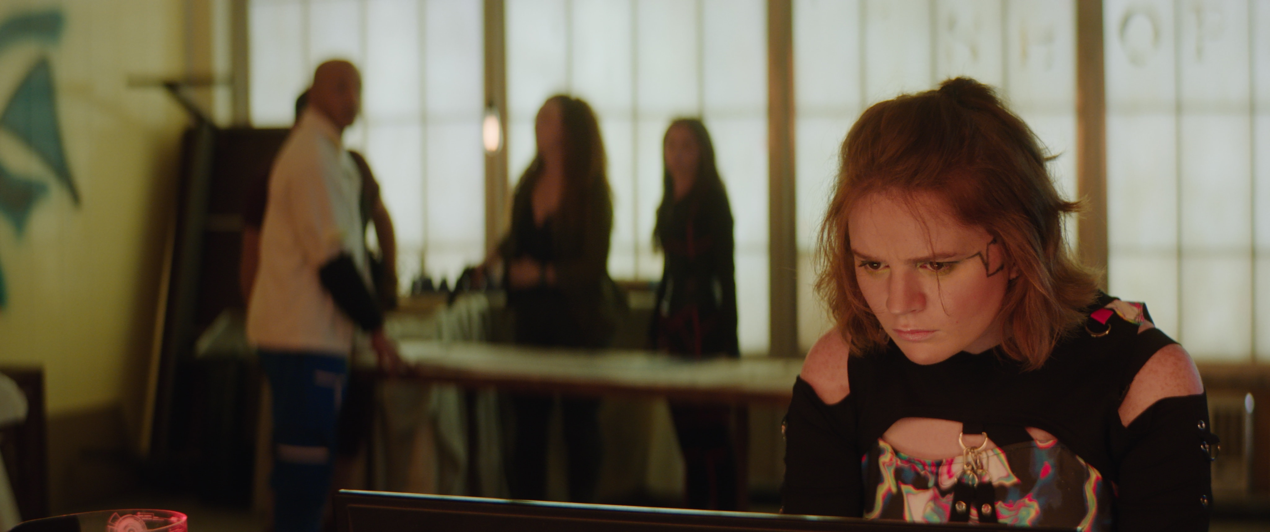 Clone Cops production still 6 - behind the scenes scene from the 2025 indie sci-fi comedy film Clone Cops featuring action and comedy